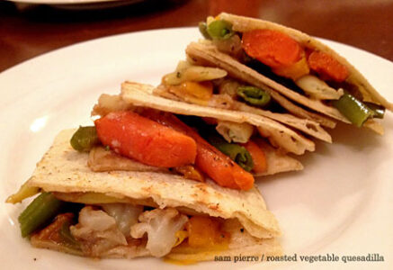 Roasted Vegetables Quesadilla Recipe